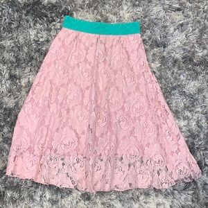 Lularoe lace skirt